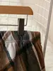 Saia Xadrez Estilo College Retrô, Cintura Alta, Cintura Elástica, Corte Evasê, Comprimento Médio, Emagrecedora Lã Longa, Atacado Transfronteiriço