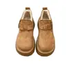 Zapatos Birkenstock Peludos de Suela Gruesa para Mujer Invierno 2026 Nuevo Estilo Cálidos con Velcro Aumentadores de Altura para Estatura Baja Mocasines Zapatos de Algodón