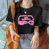 Camiseta de Manga Corta Versátil para Mujer Estilo Coreano y Japonés de Verano con Estampado Único de Dibujos Animados Lindos Diseño de Moda