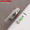 Aleación de aluminio cerradura de media luna bidireccional gancho de ventana universal cerradura gancho de bloqueo de acero inoxidable seguridad antirrobo accesorios para ventana de corredera y abatible