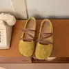 Bailarinas retro de cordones estilo francés para mujer, nueva colección otoño 2026, suela suave, perfectas con vestidos y adecuadas para ir al trabajo.; Zapatos Mary Jane