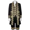Conjunto de vestuario victoriano transfronterizo, frac del período de regencia del siglo XVIII, atuendo de príncipe estilo corte medieval