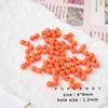 Cuentas de Cacahuete DIY Hechas a Mano Cuentas de Aleación Cadena para Teléfono Móvil Accesorios de Joyería Colgante de Cuenta Suelta Pulsera Colorida Collar Jenga