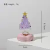 Árbol de Navidad 6.5cm Cerámica Cepillada Hecho a Mano Adorno Giratorio Regalo de Navidad Artesanías Creativas Mayoreo