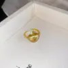 Anillo Abierto de Zirconia Pera Manzana Inspirado en el Diseño 2026 Nuevo Estilo Ins Anillo para Dedo Índice Lujo Ligero Sensación de Alta Gama Anillo para Dedo