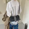 Bolso de axila retro a rayas elegante para mujer, nuevo bolso de hombro único estilo motero de moda otoño 2026, bolso simple tipo almohada para el día a día