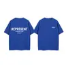 Algodão puro de peso pesado REPRESENT Owners Club manga curta masculino estilo americano high street modelagem oversize