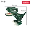 Decoración de Pastel de Cumpleaños Infantil de Dinosaurio Tyrannosaurus Rex Verde Vinilo Adornos Mori Escena de Juguete Mesa de Postres Vestir