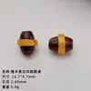 Acessórios para Pulseira DIY com Contas de Planeta de Agarwood Natural Prata S925 Banhada a Ouro Contas Espaçadoras Pássaro Pégaso Amuleto da Sorte