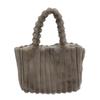 Bolsa Mao Mao de nicho simples 2024 Nova chegada Grande capacidade Moda All-Match Bolsa de pelúcia de um ombro para mulheres de outono e inverno