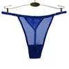 Nova Roupa Íntima Feminina Transfronteiriça de Comércio Exterior Simples Cor Sólida Renda Sexy Tanga Feminina