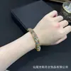 Pulseira com Pedra Natural Crua Inlaid à Mão de Novo Estilo, Pulseira Ajustável Full Diamond Personalizada Estilo Europeu e Americano, Fornecimento Atacadista para Transmissão ao Vivo Transfronteiriça