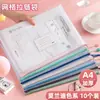Bolsa para Archivos A4 Bolsa Transparente para Documentos Bolsa para Exámenes Estudiantiles Bolsa de Almacenamiento para Archivos Bolsa con Cierre de Malla Bolsa para Documentos de Oficina