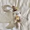 Muñeca Perezosa Gris Marina Linda Colgante Juguete de Peluche Lanyard para Teléfono Móvil Colgante de Bolso Llavero Muñeca Muñeca