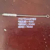 Cepillo para Popotes de Acero Inoxidable 304, Cepillo para Popotes de Biberón, Cepillo Limpiador de Tubos de Ensayo, Cepillo de Cerdas Suaves en Espiral, Cepillo de Nylon