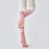 Multi-Color calcanhar novo antiderrapante meias de ioga das mulheres de cor sólida algodão dedo do pé meias esportes Pilates meias de dedo do pé de comprimento médio