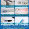 Lámpara LED de luz variable de tres colores con sala de estar, dormitorio, techo, ranura oscura, resaltado, lámpara de ingeniería con barra de luz impermeable para exteriores de uso doméstico