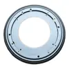 Plataforma Giratoria Circular Hueca de Hierro Universal de Rotación Libre de 360 Grados, Base de Rodamiento para Mesita de Noche Estantería Accesorios de Muebles