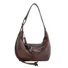 Bolso de Axila Simple Retro de Gama Alta de Nicho Francés Bolso de Empanada de Moda Gran Capacidad Casual para el Trabajo Bolso de un Solo Hombro