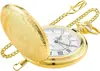 Reloj de Bolsillo Grabado Láser Brillante Retro Doble Cara Luz Cuarzo Reloj de Bolsillo Boshiya Reloj de Bolsillo Casual Fabricante Directo Mayorista