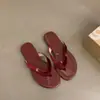 Chanclas planas estilo hada estilo francés para mujer, nuevo modelo de verano 2026, de moda, casual, versátiles, sandalias de dedo