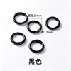 Llavero de anillo de plástico de colores Accesorios para abalorios DIY Colgante de anillo de resorte Gancho de campana Materiales para cadena de teléfono móvil