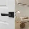 Cerradura de Manija de Tres Barras de Alta Resistencia Americana, Pinza de Canal, Cerradura de Puerta de Habitación sin Llave, Cerradura de Puerta Ligera, Especialmente Diseñada para Cerradura de Tres Barras de Comercio Exterior