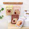 Toalla de Mano de Capibara para Uso en Casa, Toalla de Mano de Cocina de Coralina para Colgar, Absorbente y Libre de Pelusa, Toalla de Baño