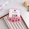 Presilhas de Cabelo Xadrez Cor de Gelatina, Elásticos de Cabelo Florais Doces e Delicados, Presilhas de Franja, Elásticos de Cabelo de Alta Elasticidade