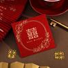 Envelope vermelho de casamento criativo personalizado novo estilo especial de casamento suprimentos de casamento conjunto completo pega de casamento bloqueio de porta recheio de porta saco feliz