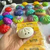 Juguete Antiestrés Falso de Moño Creativo de PU, Juguete Blando de Moño Grande, Juguete Antiestrés de Rebote Lento de Moño Realista