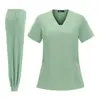 Uniformes de quirófano unisex, ropa de trabajo para clínicas dentales y estéticas, juegos personalizados para venta al por mayor transfronteriza en stock
