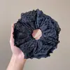 Temperamento Outono Inverno 2026 Novo Prendedor de Cabelo Estilo de Cabelo Atmosfera Francesa Prendedor de Cabelo Xadrez Alta Elasticidade Anel de Cabelo de Intestino Grosso Acessórios de Cabelo