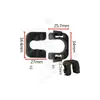 Xinyida es Adecuado para Clips de Tapa de Maletero de Coche Ford y Nissan, Alfombrilla de Maletero, Clips de Cortina R97