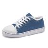 Zapatos de Lona para Mujer 2026 Nuevo Estilo Calavera Graffiti Talla Grande Planos Suela Suave Ligeros Slip-On Versátiles Tenis para Exteriores