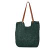 Bolsa Feminina de Palha Trançada 2024 Verão Novo Estilo Mori Estilo Artístico Bolsa de Ombro Versátil Casual Vintage Bolsa Saco