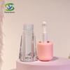 Tubo de brilho labial de 6ml transparente em forma de gota, parede grossa, novo de fábrica, material para bolsa de maquiagem, sub-frasco para gloss labial