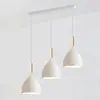 Lámpara de Araña Transfronteriza Lámpara Moderna Minimalista para Restaurante Lámpara de Mesa de Comedor de una Sola Cabeza de Tres Cabezas Lámpara Nórdica Lámpara Creativa para Cafetería Comedor