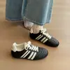 Zapatos de entrenamiento alemanes de suela gruesa para mujer, nuevo estilo de moda de otoño, zapatillas blancas de suela blanda, zapatos casuales para correr, zapatos atléticos y zapatos de vestir.