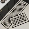 Tapete de Piso de Cozinha Longo, Terra de Diatomáceas, Absorvente de Água e Óleo, Não Lavável, Tapete Resistente a Manchas, Capacho Antiderrapante para Entrada Estilo Americano