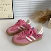 Zapatillas de Entrenamiento Alemanas Retro de Nicho Estilo Hong Kong para Mujer, Nuevas Populares de Verano 2026 Zapatos Blancos, Zapatillas Casuales Versátiles y Transpirables