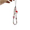 Cadena para Teléfono Móvil de Cuentas Nueva 2024 Colgante de Moño Lindo Joyería Colgante CCD de Cámara Cadena Colgante para Mochila de Mujer