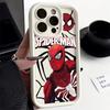 Capa de Celular Moderna com Tema de Aranha Adequada para Apple 17 Pro Max, Capa de Celular Legal 15 Pro, iPhone 16 Transfronteiriça, Nicho 14, 13