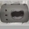 Nova bolsa de pet portátil de grande capacidade e multi-ventilada para passeios, bolsa de cápsula espacial para gatos com padrão de gato, para usar no ombro ou transversal