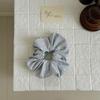 Goma para el pelo de lunares simple y elegante con un toque de alta gama, scrunchie grande, estilo coreano, cuerda para el pelo estilo perezoso para mujer que no daña el cabello