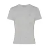 Camiseta Corta de Manga Corta Blanca de Verano 2026 para Mujer, Ajustada, Estilo Hot Girl, Ropa Exterior con Cuello Redondo, Nuevo Estilo de Verano