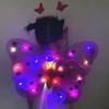 Alas de Mariposa Luminosas LED Juguetes de Disfraz para Niños Accesorios de Hada Mariposa Puesto en la Plaza del Mercado Nocturno Lugar Escénico Venta al por Mayor