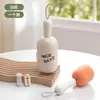 Conjunto de Escovas Retráteis para Copos, Escova Esponja Portátil para Limpeza de Garrafas e Remoção de Manchas, Escova de Limpeza de Copos Portátil Três-em-Um