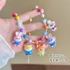 Colar de Joias Fofo da Kuromi para Crianças Menina Brinquedos Coloridos de Contas Joias com Pingente Doce Acessórios Estilo Coreano