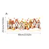 Pegatinas Electroestáticas para Ventana de Conejito y Huevo de Pascua para Dormitorio, Sala de Estar, Comedor, Cabaña de Cuento de Hadas, Pegatinas de Película Transparente, Pegatinas de Dormitorio